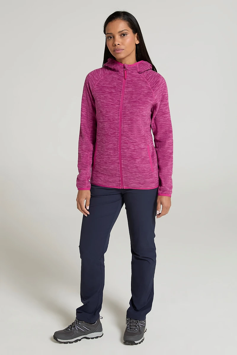 Lleyn Melange II Womens Fleece Hoodie