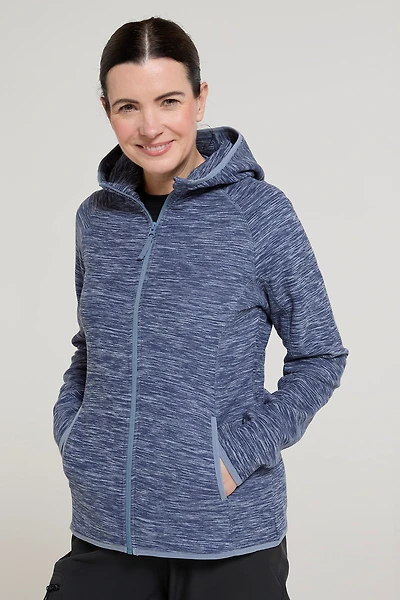 Lleyn Melange II Womens Fleece Hoodie