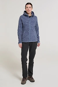 Lleyn Melange II Womens Fleece Hoodie