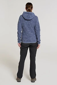 Lleyn Melange II Womens Fleece Hoodie