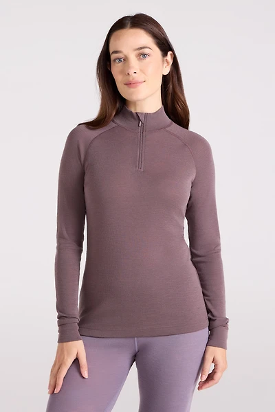 Merino Womens Zip-Neck Thermal Top II