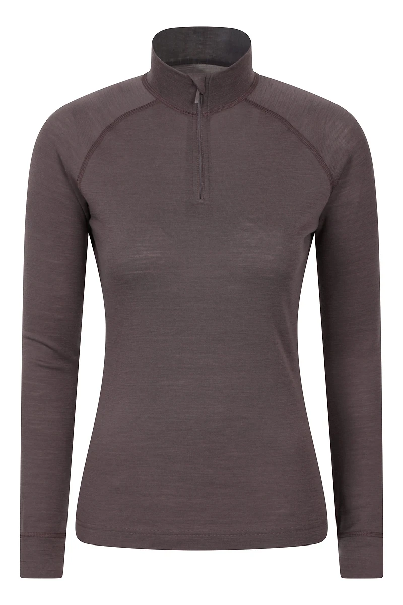Merino Womens Zip-Neck Thermal Top II