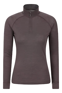 Merino Womens Zip-Neck Thermal Top II