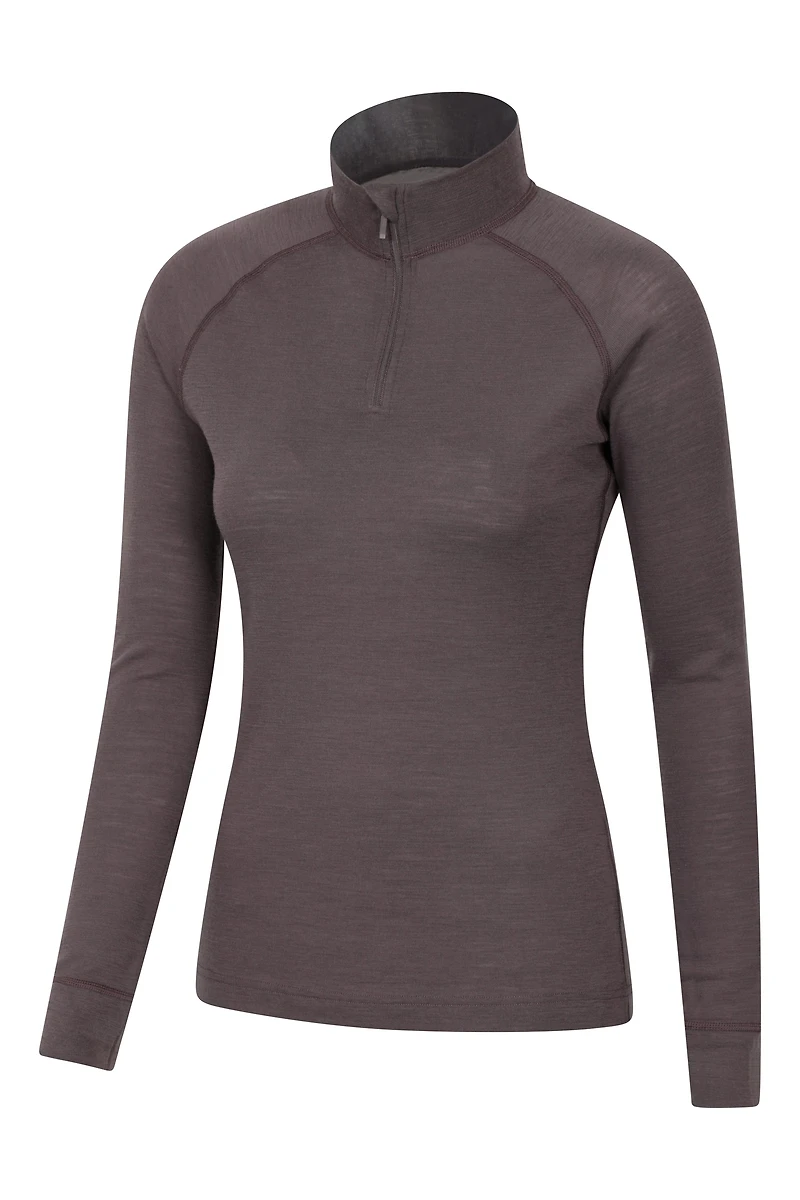 Merino Womens Zip-Neck Thermal Top II