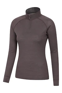 Merino Womens Zip-Neck Thermal Top II