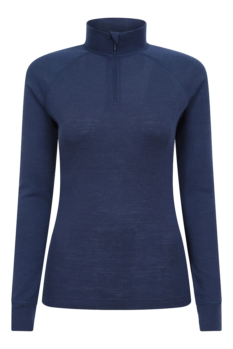 Merino Womens Zip-Neck Thermal Top II