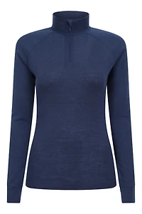 Merino Womens Zip-Neck Thermal Top II