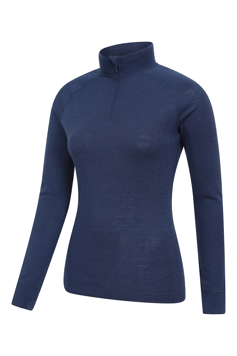 Merino Womens Zip-Neck Thermal Top II