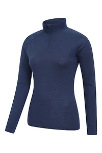 Merino Womens Zip-Neck Thermal Top II