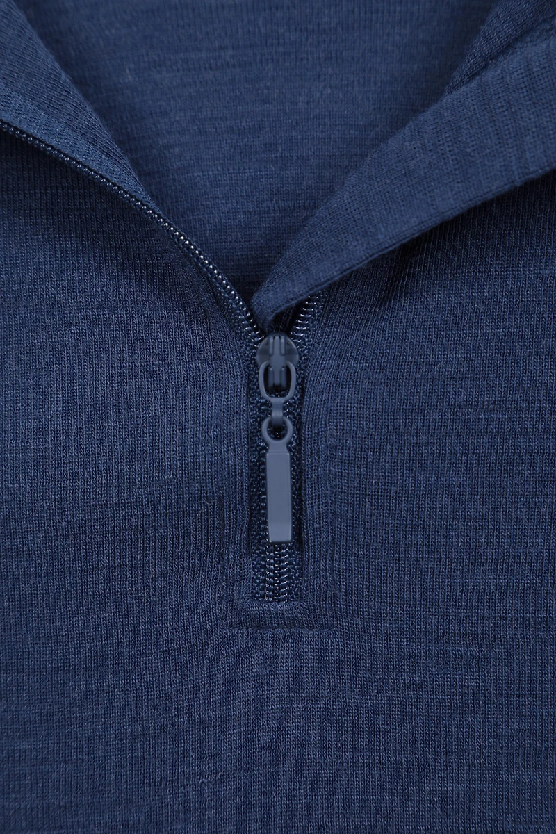 Merino Womens Zip-Neck Thermal Top II