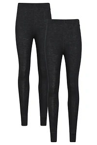 Merino Womens Base Layer Pants 2-Pack