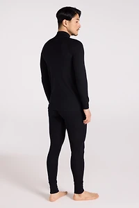 Merino II Mens Zip Neck Base Layer Top