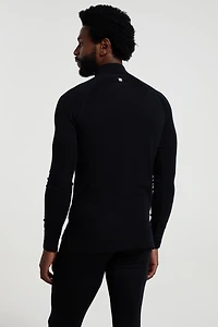 Merino II Mens Zip Neck Base Layer Top