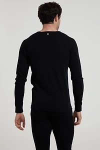 Merino Mens V Neck Base Layer