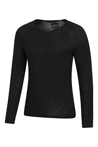 Merino Mens V Neck Base Layer