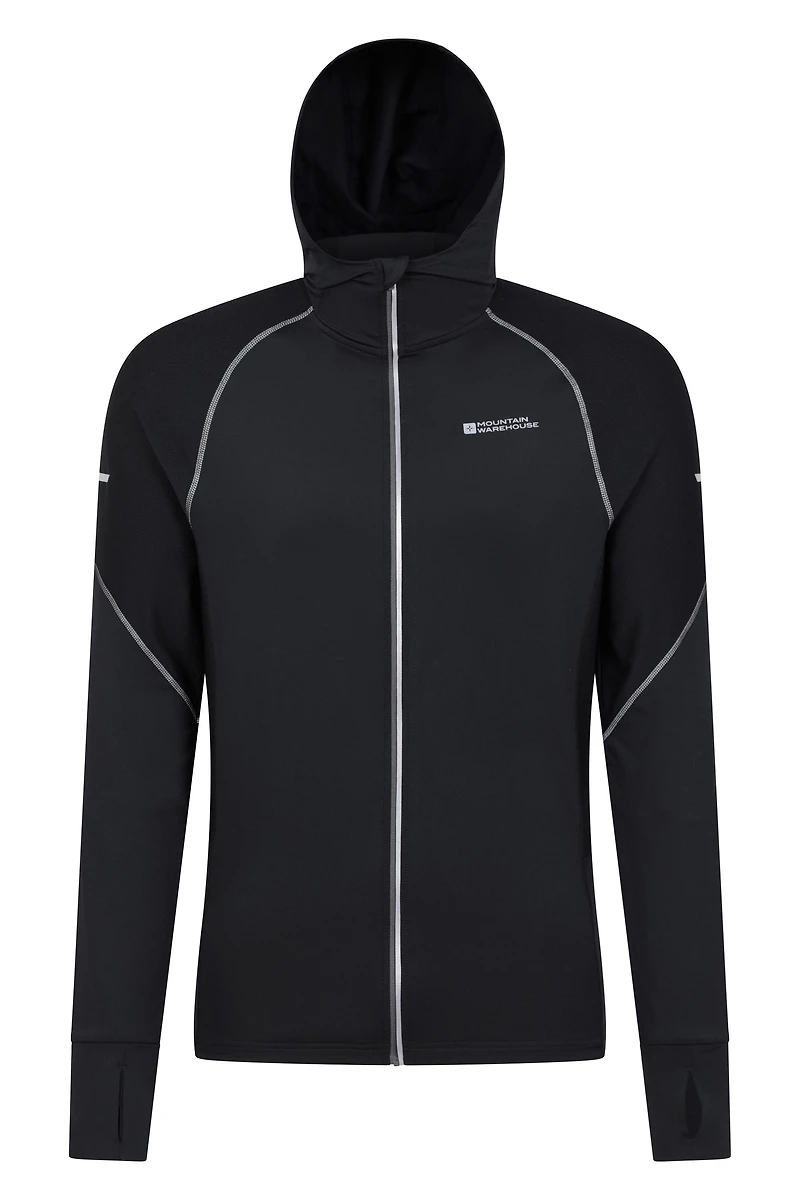 Control Mens Running Hoodie