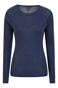 Merino Womens Round Neck Top 2-Pack