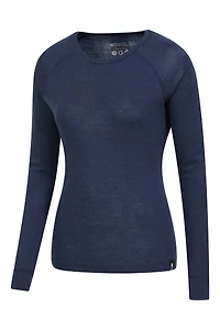 Merino Womens Round Neck Top 2-Pack