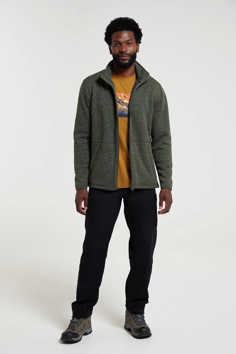 Idris III Mens Full-Zip Fleece