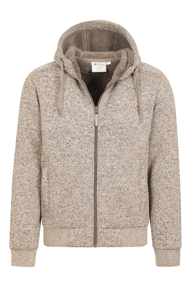 Nevis II Mens Fur Lined Hoodie