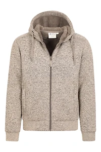Nevis II Mens Fur Lined Hoodie