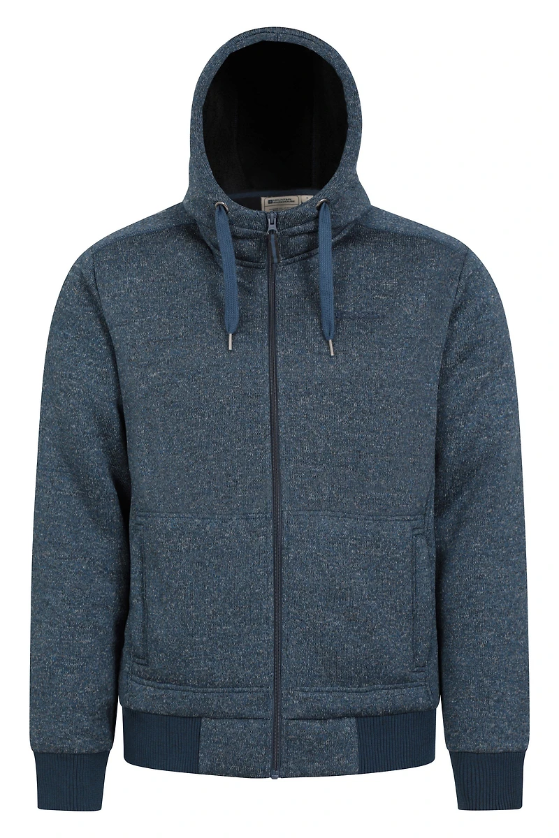 Nevis II Mens Fur Lined Hoodie
