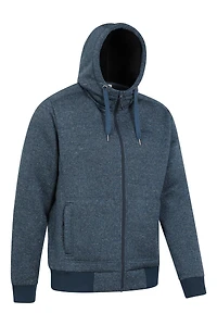 Nevis II Mens Fur Lined Hoodie
