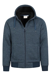 Nevis II Mens Fur Lined Hoodie