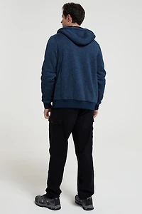 Nevis II Mens Fur Lined Hoodie