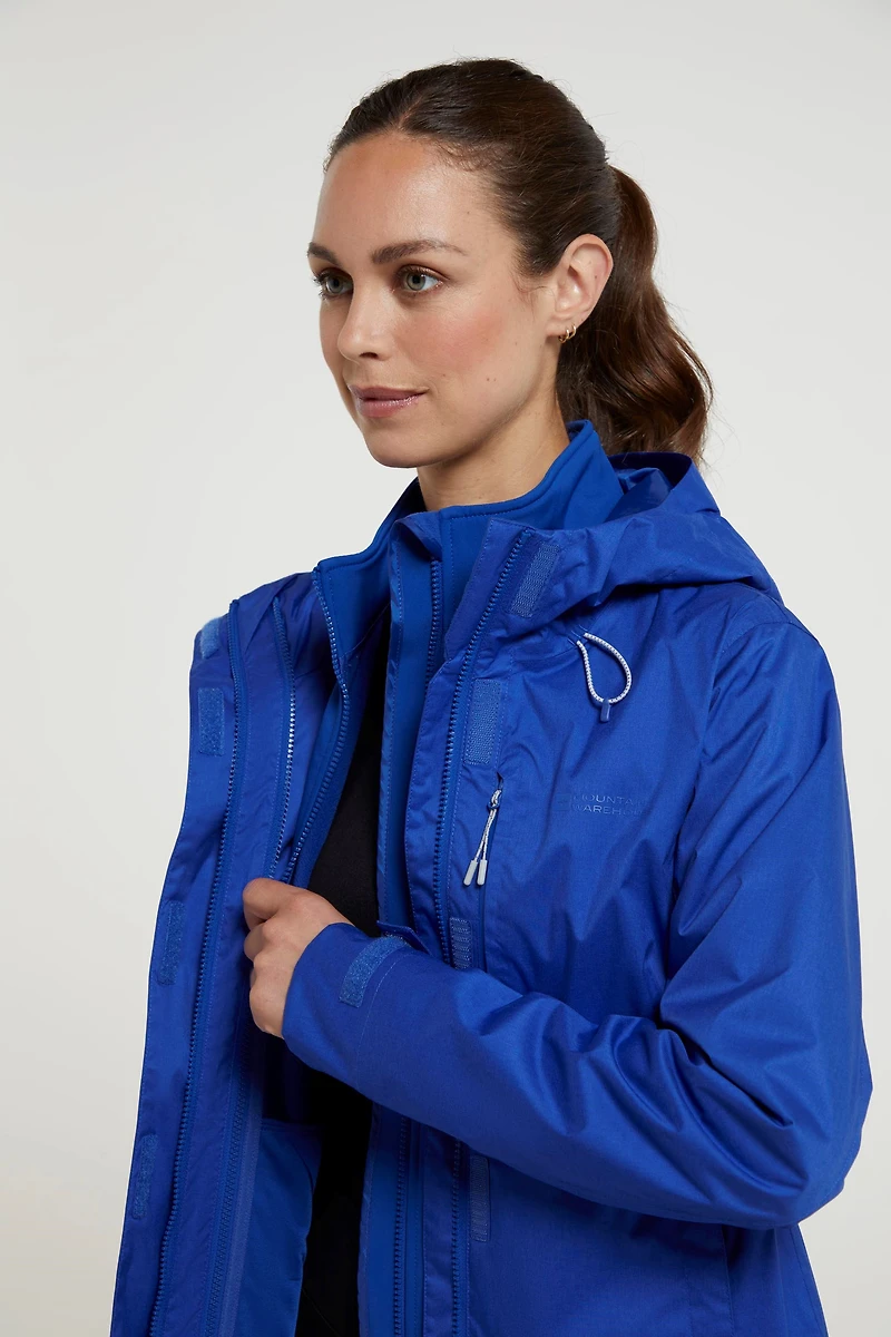 Whirlwind Womens 3 1 Waterproof Jacket