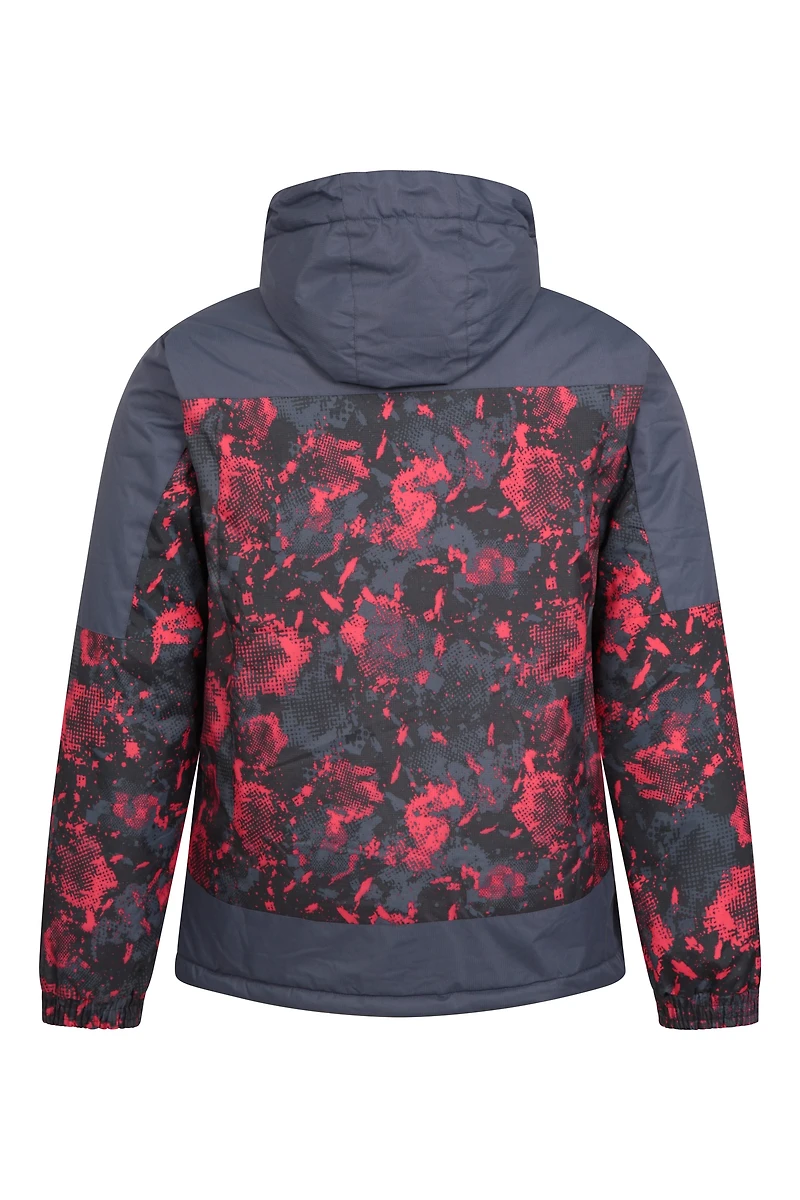 Mens Printed Ski Jacket and Pants Set