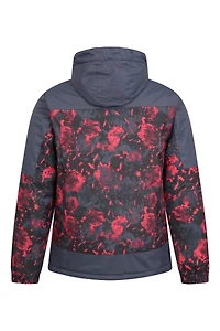 Mens Printed Ski Jacket and Pants Set