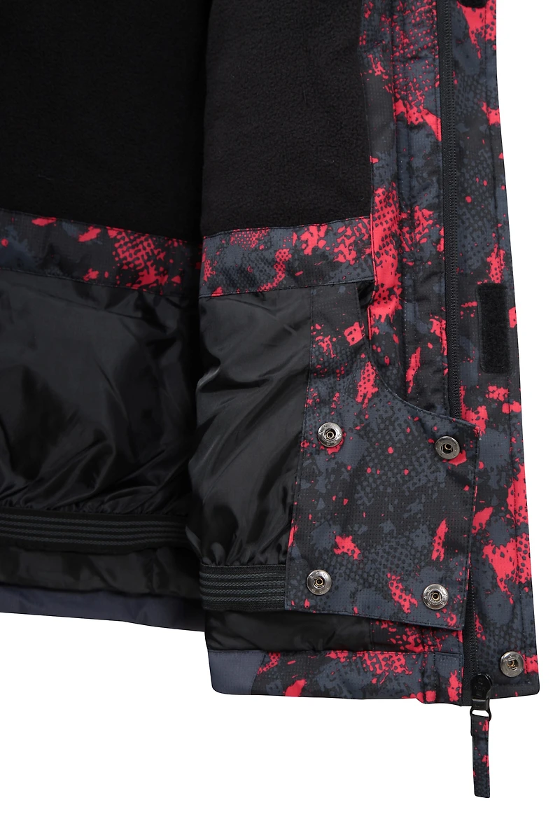 Mens Printed Ski Jacket and Pants Set