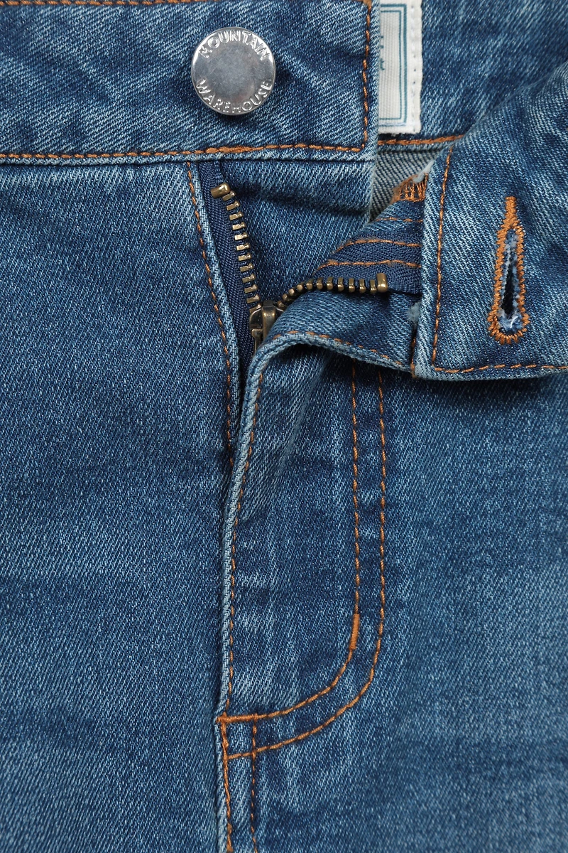 Ash Womens A-Line Denim Skirt