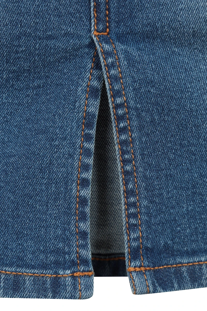 Ash Womens A-Line Denim Skirt