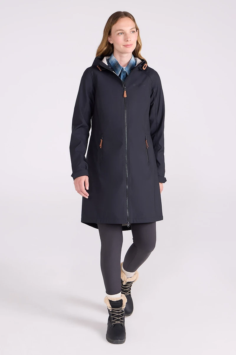 Iona Womens Longline Softshell Jacket