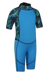 Kids Printed Shorty Wetsuit
