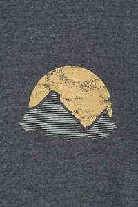 Crest Mountain Mens T-Shirt