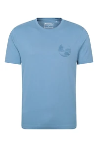 Camping Sketch Mens T-Shirt