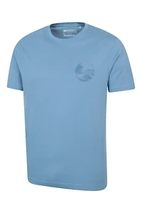 Camping Sketch Mens T-Shirt