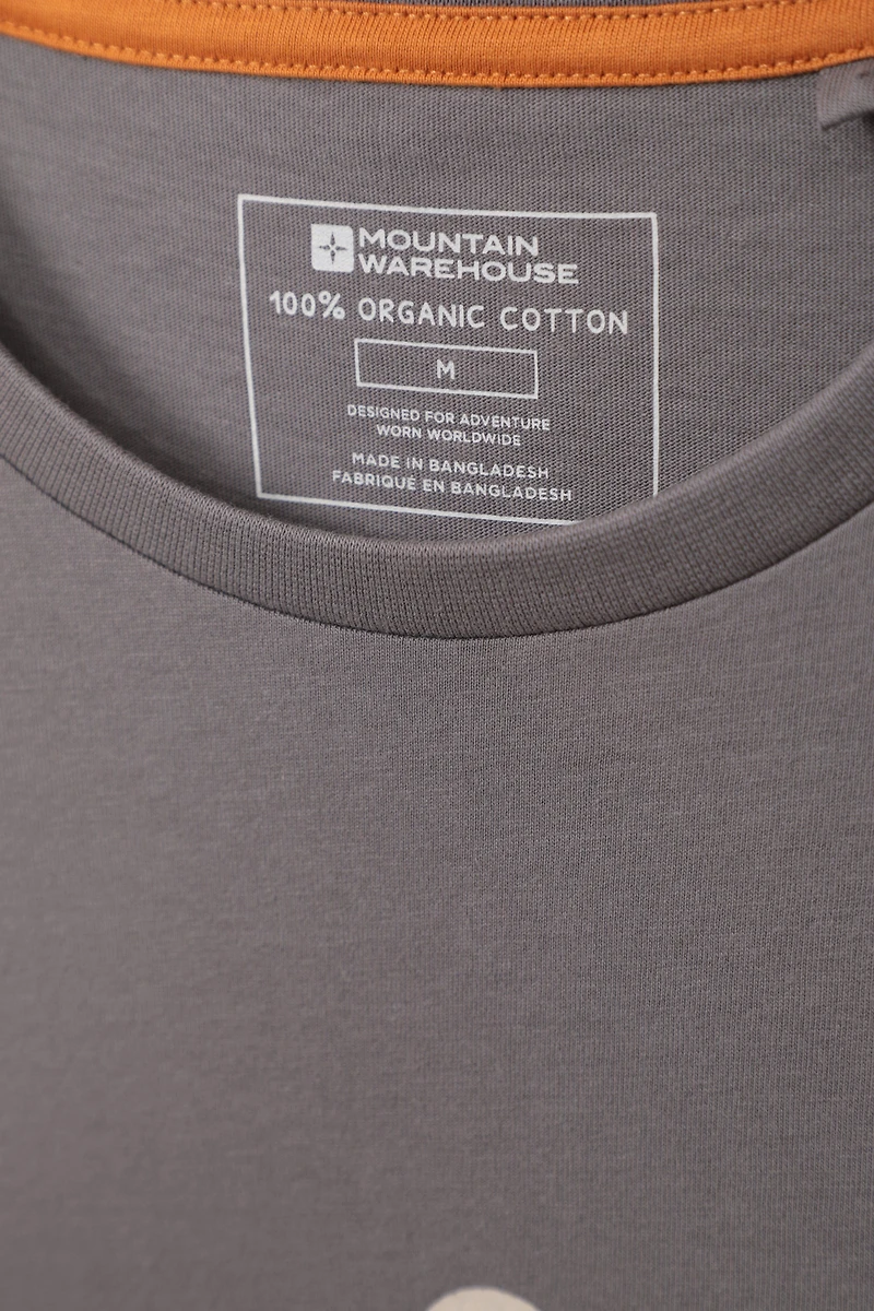 Camping Sketch Mens T-Shirt