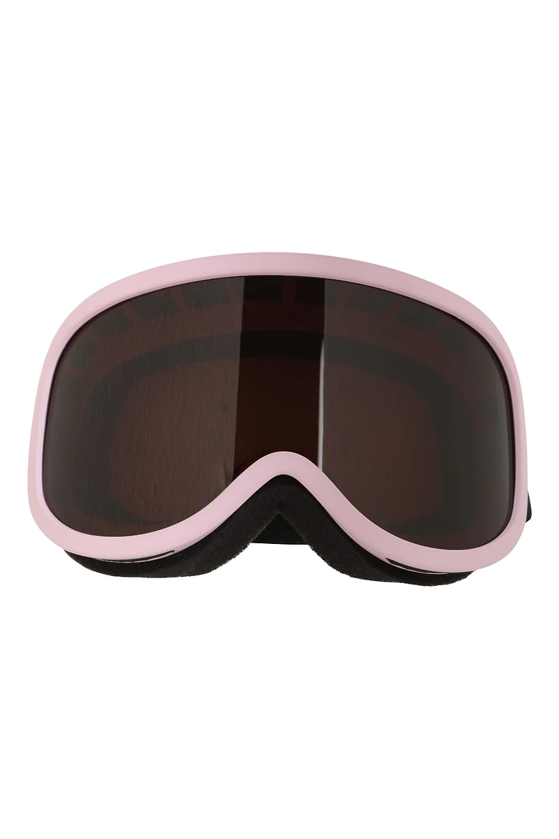 Unisex White Ski Goggles