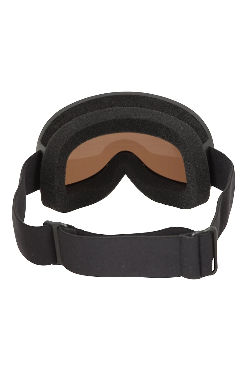 Unisex Black Ski Goggles