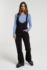 Bib Front Womens Thermal Lined Ski Pants
