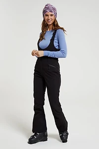 Bib Front Womens Thermal Lined Ski Pants