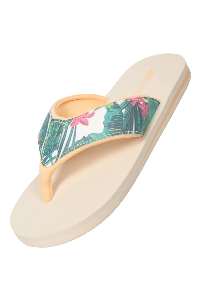 Vacation Printed Womens Flip-Flops