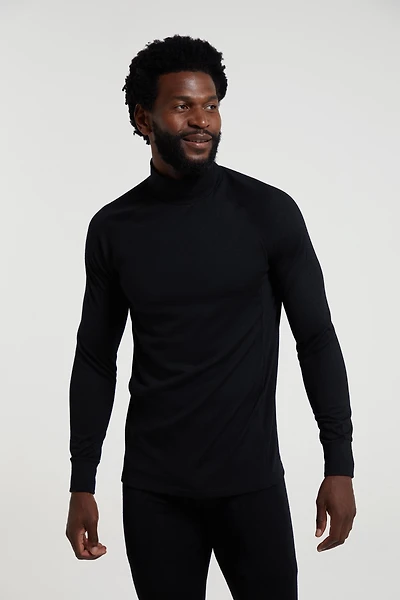 Summit Mens Merino Funnel Neck Top