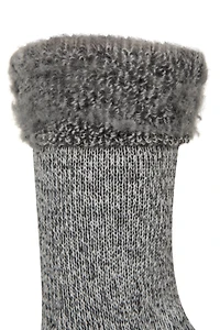 Cozy Womens Thermal Knee Length Grippy Sock