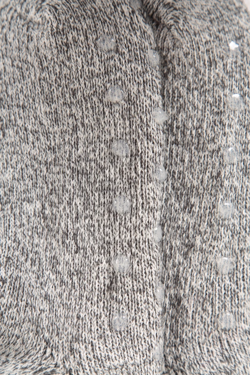 Cozy Womens Thermal Knee Length Grippy Sock