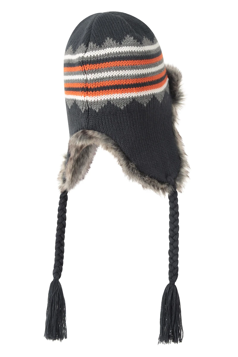 St Anton Knitted Fur Thermal Hat